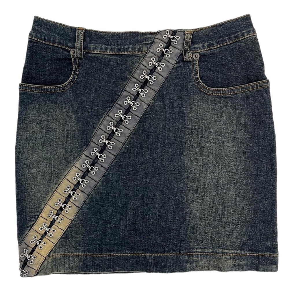 Vintage Plein Sud denim corset skirt